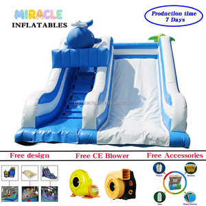 <span class=keywords><strong>Toboggan</strong></span> aquatique gonflable en PVC bleu commercial, facile à installer, pour enfants, <span class=keywords><strong>piscine</strong></span> extérieure - Product Image 6