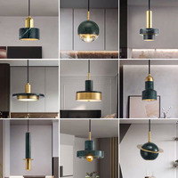 Lustre suspendu moderne nordique pour chambre à coucher, chevet, cuisine, restaurant, bar, comptoir, luminaires suspendus en marbre