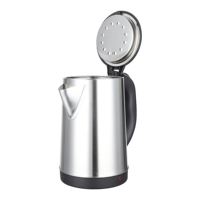 Bouilloire électrique en acier inoxydable 800W 0,8 L mécanique avec double protection et arrêt automatique pour le thé et le café domestique