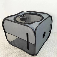 Cage de transport pliable pour animaux de compagnie, écologique, avec fonction anti-perte de poils, pour la maison et les voyages