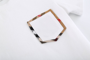 เสื้อยืดเด็กผู้ชายสีขาวพื้นฐาน ผ้าฝ้าย 100% ขายส่งสำหรับฤดูร้อน - Product Image 4