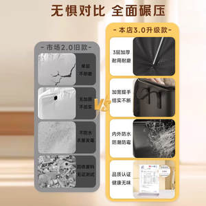 ถุงเก็บของแบบสั่งทำพิเศษ รูปทรงสี่เหลี่ยมผืนผ้า ทำจากผ้าไม่ทอ กันความชื้น กันฝุ่น ใช้จัดเก็บเสื้อผ้า ผ้าห่ม อเนกประสงค์ - Product Image 3