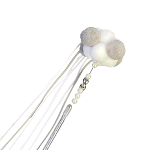 Eco-friendly Durable Polyester and Acrylic Cat Toys Interactive Wand with Sparkle Glitter for Endless Fun and Safe Solo <strong>Play</strong> - Product Image 1