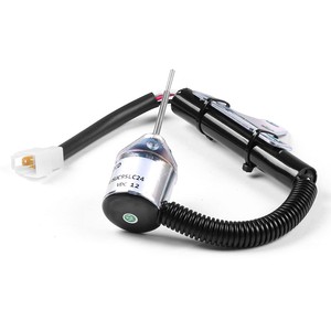 Pièces d'excavatrice Solénoïde d'arrêt diesel 2V <span class=keywords><strong>1503ES</strong></span>-<span class=keywords><strong>12A5SUC9SLC24</strong></span> SA-5156-12 pour excavatrice Kubota - Product Image 1