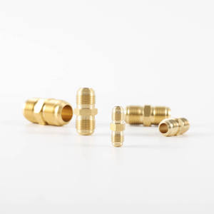 Connecteurs de climatiseur en laiton, raccords droits filetés en cuivre pour pièces d'échange thermique de réfrigération - Product Image 3