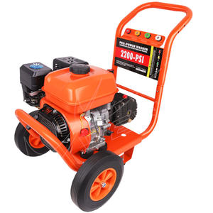 Nettoyeur haute pression pour voiture, alimenté à l'essence, 1500W, tuyau de 9 m, 40 kg, poussée manuelle, débit maximal de 9 l/min, usage industriel et commercial - Product Image 4