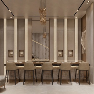 Aménagement de magasin de bijoux sur mesure, vitrines pour bijouterie, design d'intérieur pour magasin de diamants - Product Image 1