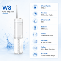Fabricant OEM ODM de mini irrigateurs buccaux pliables sans fil rechargeables par USB pour la maison, les voyages et les camping-cars, pour le nettoyage des dents
