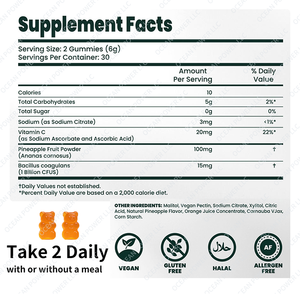 Gummies Probiotiques pour Femmes à la Saveur Ananas-Cranberry, Marque Privée, Santé Vaginale, Équilibre du pH, Produits de Beauté, Équilibre Féminin Premium - Product Image 4