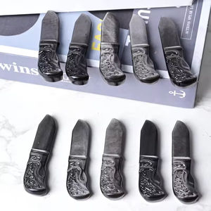 Cuchillo de Obsidiana Dorada/Plateada Natural de Alta Calidad al por Mayor, Artesanía para Decoración del Hogar, Regalo Perfecto para las Fiestas - Product Image 3