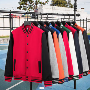 Blouson universitaire d'hiver pour homme de haute qualité, service OEM personnalisé, doublure 100 % polyester et laine, vêtement de sport extérieur, style hip-hop - Product Image 3