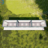 Maison de conteneur préfabriquée modulaire mobile personnalisée WinFair, bureaux préfabriqués en kit pour Afrique du Sud, idéale pour bureau de jardin / studio de cour arrière