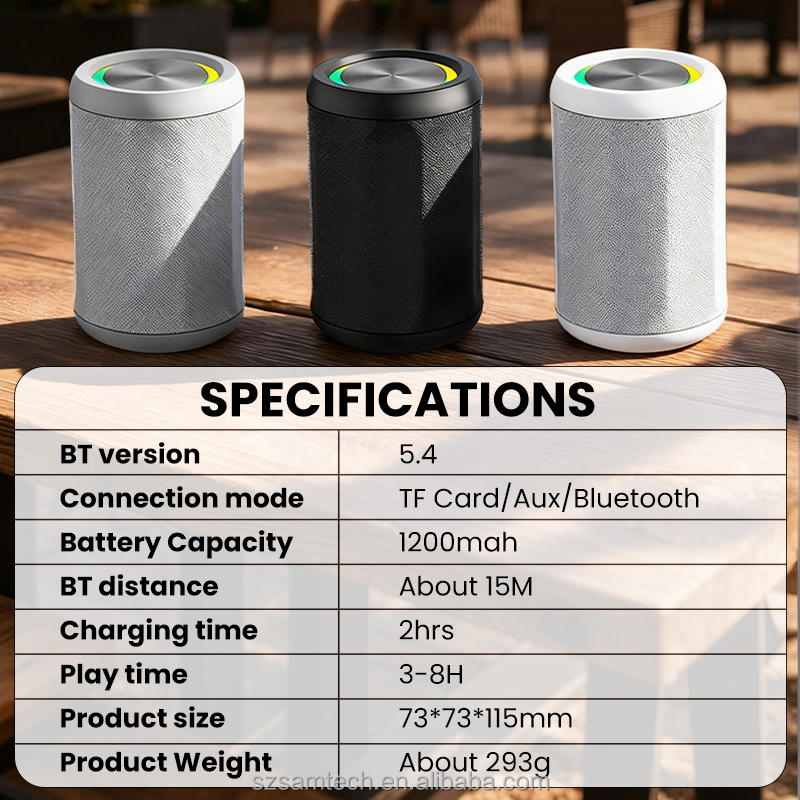 Portable Bluetooth Speaker Speakers Bluetooth Wireless Outdoor Speaker Loud Stereo Sound Deep Bass Long Playtime USB/TF/AUX · image 3