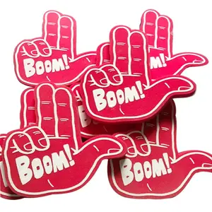 Customized Cheering EVA Foam Sponge Finger Foam Hands Suitable For Cheering In Sports Events According To Pantone Color Number