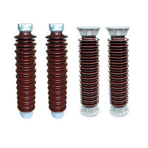 Aislador Cerámico HV ZSW-20/10 24kV 350mm, Aislador de Porcelana Antiincrustante para Líneas Exteriores - Product Image 2