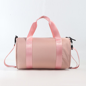 Casual Sports Diagonal Cross Round <strong>Bucket</strong> Gym <strong>Bag</strong> with Silk Screen Company Logo Sports and Souvenir Gift <strong>Bag</strong> - Product Image 1