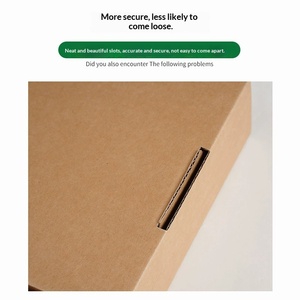 Colorful Kraft Paper Airplane Shipping Boxes, Extra Strong <b>Square</b> Mailer with Custom Logo Printing, Bulk Wholesale - Product Image 2