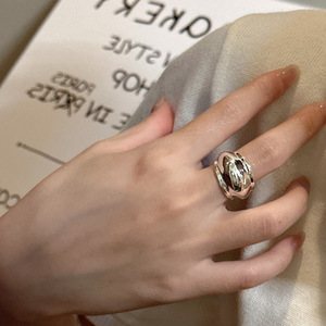 แหวนเงินแท้ 925 รุ่นใหม่ ดีไซน์ทรงบั้ม ปรับขนาดได้ เหมาะสำหรับการเดินทาง - Product Image 2