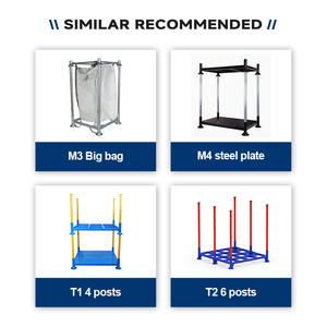 מדף מחסן נייד מפלדה Q235 עמיד בפני קורוזיה וחלודה, ניתן לפירוק, מתאים למלגזה, לשימוש כבד. - Product Image 5