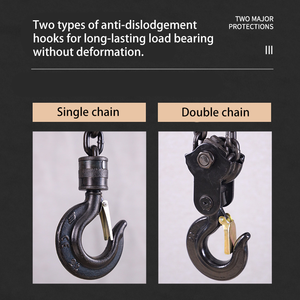 6M 1-<span class=keywords><strong>3t</strong></span> Ton dapat disesuaikan DHS rantai listrik <span class=keywords><strong>Hoist</strong></span> 220V 380V industri rumah tangga kecil derek kerekan listrik untuk grosir - Product Image 4