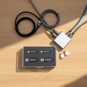 <b>USB</b>-<b>C</b> & <b>USB</b>-A Data Blocker | Anti-Spy Privacy <b>Adapter</b> Set | Super Fast Charging & Customizable - Product Image 6