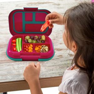 Bento Box for Teens Kids Lunch Box Containers Versatile Leakproof 4-Compartment Bento-Style Lunch Box Portion-Controlled Meals - Product Image 3