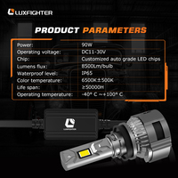 Projecteur LED universel pour moto et voiture, en alliage d'aluminium, 180W, 17000LM, H4 H7 H11, 6500K, pour A4/A8/X5 - Vente Flash