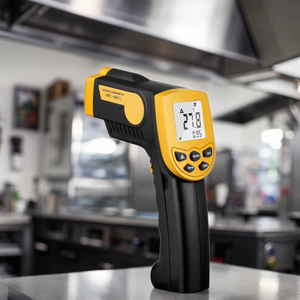 2025 SW جهاز قياس حرارة صناعي بالأشعة تحت الحمراء محمول باليد بدون تلامس مع شاشة LCD ودرجة حماية IP55 0.2 - Product Image 2