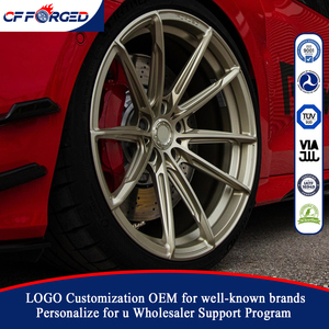 Jantes forgées sur mesure 18 19 20 pouces 5x112 monobloc forgées pour <span class=keywords><strong>Audi</strong></span> <span class=keywords><strong>RS3</strong></span> S3 A3 VW Golf, jantes en alliage multibranches bronze satiné - Product Image 1