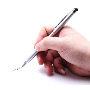 2-in-1 dual-mục đích phổ nhôm hợp kim <span class=keywords><strong>Stylus</strong></span> <span class=keywords><strong>Pen</strong></span> Nib tip Tương thích iPad Điện thoại di động cảm ứng điện dung màn hình bóng điểm - Product Image 2