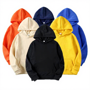 Vente en gros de sweats à capuche pour hommes, personnalisation unie, ODM Pakistan, hiver, décontracté, respirant, tissu en polaire polyester/coton - Product Image 1