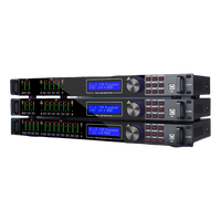 Équipement professionnel de karaoké avec processeur DSP de chant, son surround portable 24 bits XLR, métal de haute qualité, LA 204/306/408