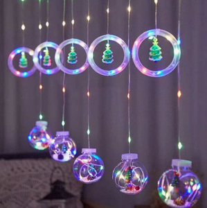 Ringförmige LED-Lichterkette IP44 Niederspannung USB für Zuhause Schlafzimmer Fenster Feiertage Party Weihnachtsdekoration - Product Image 4