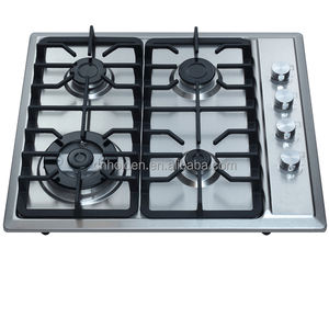 Fornitore dorato a 4 fuochi fornello a Gas da incasso In acciaio inox <span class=keywords><strong>griglia</strong></span> In ghisa per uso domestico elettrica a Gas naturale/batteria gpl metallo - Product Image 6