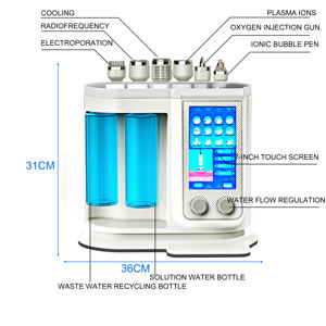 Máquina de hidrodermoabrasión de gran venta, equipo de spa de belleza de lujo para el rostro, rejuvenecimiento de la piel, uso doméstico y comercial - Product Image 6