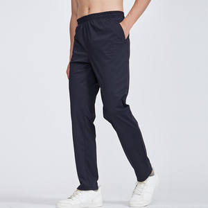 <span class=keywords><strong>Pantaloni</strong></span> Sportivi da Uomo Resistenti all'Acqua, 90% Nylon 10% Spandex, per Palestra e Fitness, con <span class=keywords><strong>Tasche</strong></span> Laterali con Zip - Product Image 1