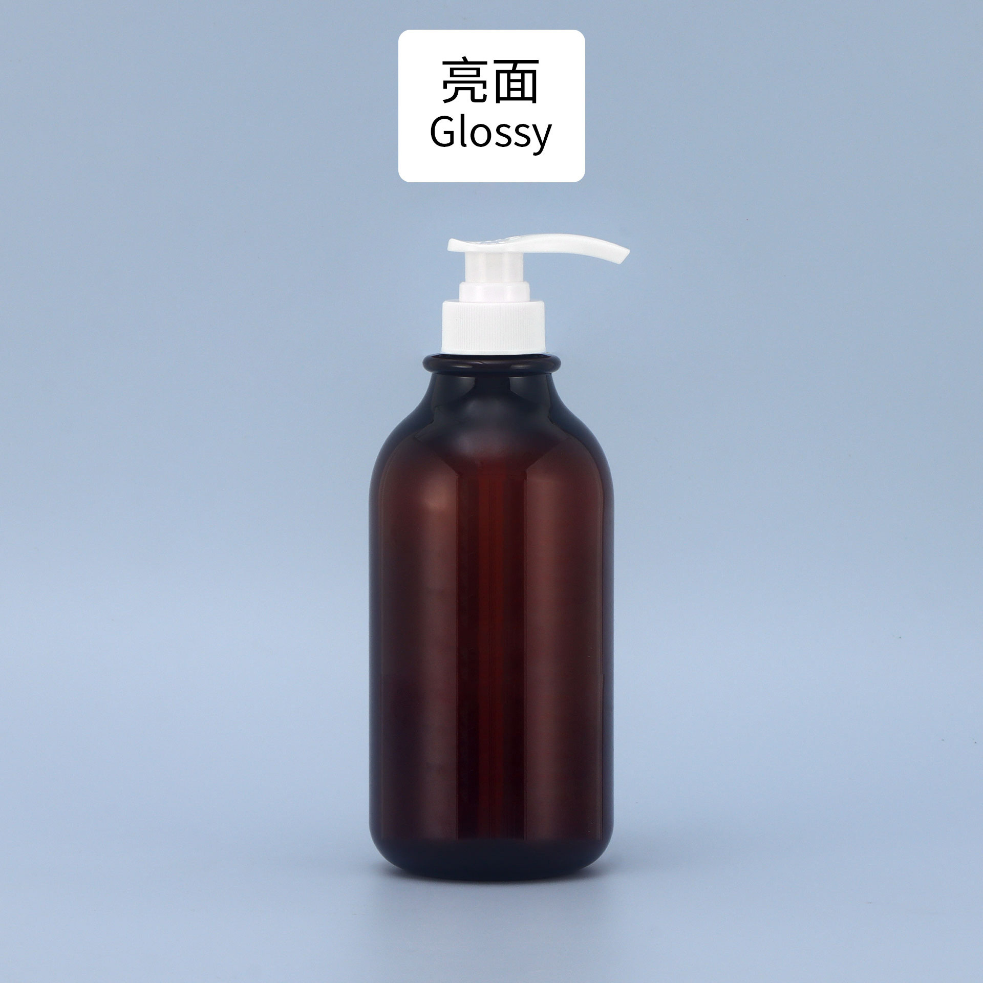 Botella de té brillante OH bomba blanca