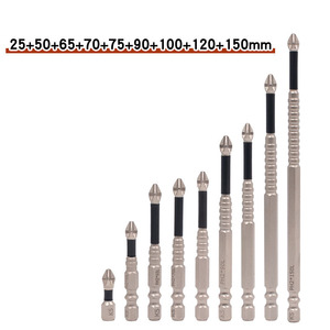 K5 Chống trượt Độ cứng cao Bit từ tính màu đen Đầu chéo chống trượt Máy khoan điện Máy vặn vít điện - Product Image 6