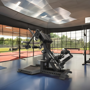 Machine de musculation professionnelle pour les jambes, robuste, à angle réglable, vente chaude, développeur de fessiers <span class=keywords><strong>et</strong></span> de jambes, à charge de plaques, pour salle de sport - Product Image 2
