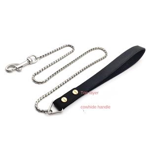 Correa <span class=keywords><strong>de</strong></span> Perro <span class=keywords><strong>de</strong></span> Tracción Resistente y Ecológica <span class=keywords><strong>de</strong></span> Grado <span class=keywords><strong>de</strong></span> Carrera con Mango Fácil <span class=keywords><strong>de</strong></span> Usar para <span class=keywords><strong>Perros</strong></span> Pequeños, Cuerda <span class=keywords><strong>de</strong></span> Acero Inoxidable Dorada - Product Image 3