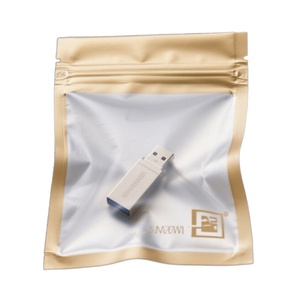Bolsa de Embalaje de Plástico Mylar con Cierre de Cremallera de Tres Lados, Transparente y Reutilizable, para Cables de Teléfono USB, Impresa Personalizada - Product Image 3