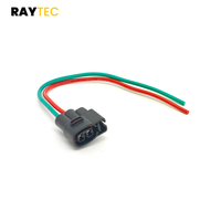 Connecteur de prise de bougie d'allumage automobile 2 broches femelle en cuivre avec boîtier PBT pour remplacement moteur Renault Clio Megane 12V