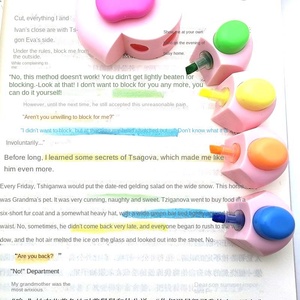 Ưa Thích Sáng Tạo Mèo Móng Vuốt Hình Dạng Động Vật Jumbo <span class=keywords><strong>4</strong></span>-Màu <span class=keywords><strong>Highlighter</strong></span> Cho Các Văn Bản Vẽ Phim Hoạt Hình Graffiti Đánh Dấu - Product Image 3