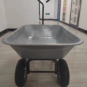 JingCheng Heavy Duty 350kg Garden Transporter avec poignée rotative à 180 degrés <span class=keywords><strong>100L</strong></span> Capacité d'eau <span class=keywords><strong>Brouette</strong></span> pour la construction - Product Image 3
