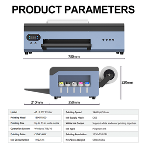 Impresora DTF l1800, película de transferencia, impresora DTF <span class=keywords><strong>A3</strong></span> para cualquier textil - Product Image 6