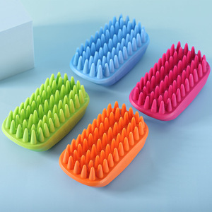 Brosse de massage pour <span class=keywords><strong>chien</strong></span> en silicone pour le dos, brosse de lavage sous la douche en caoutchouc - Product Image 5