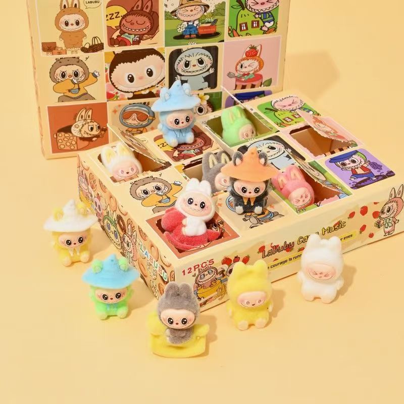 12 шт./коробка, игрушечные фигурки Labubu