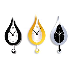 Factory Wholesale 20.4 Inch Battery Operated Silent Home Room <strong>Wall</strong> Decor Water Acrylic Swing <strong>Wall</strong> <strong>Clock</strong> for Christmas Gifts - Product Image 6