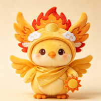 Peluche personnalisée sur le thème de la mythologie chinoise, adorable mascotte en peluche pour collection ou cadeau