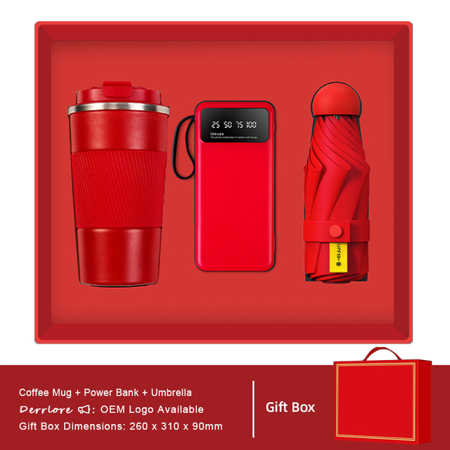 Best Selling Product Electronic Gadgets Vacuum Mug Power Bank Umbrella Electronic Items Souvenirs Corporate Gift Sets